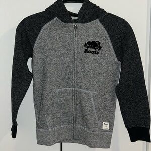 ROOTS KIDS Salt and Pepper Zip-Up Hoodie